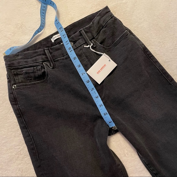 NWT Good American Jeans Good Classic in Black114 6/28 - Picture 9 of 14